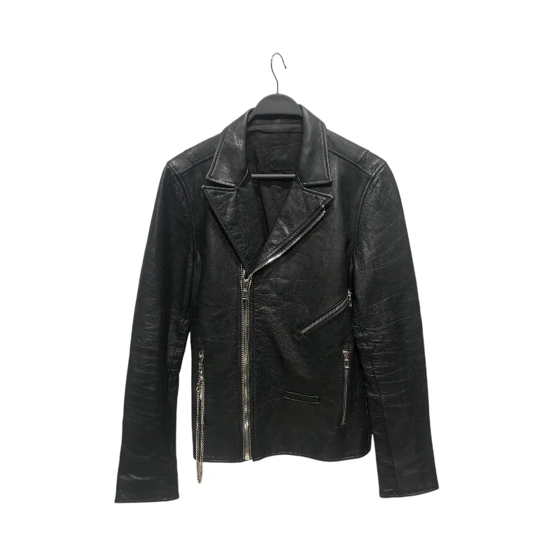 RTA/Leather Jkt/S/Leather/BLK/RTA WITH CROSS CHAIN