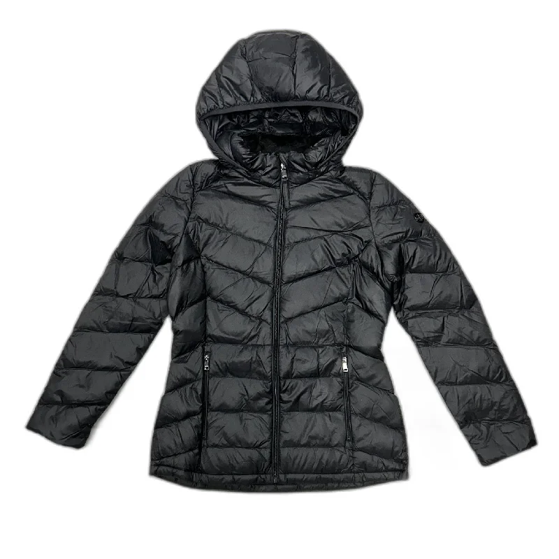 Jacket Puffer & Quilted By Calvin Klein In Black, Size: S