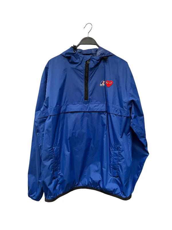 PLAY COMME des GARCONS/K-WAY/Windbreaker/XXL/Nylon/BLU/