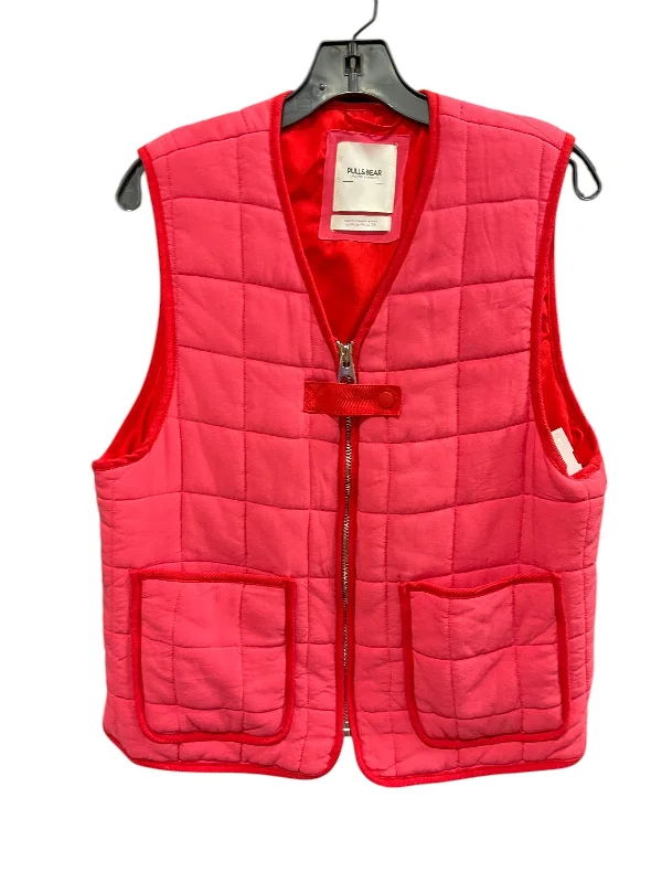 Vest Puffer & Quilted By Clothes Mentor In Pink, Size: M