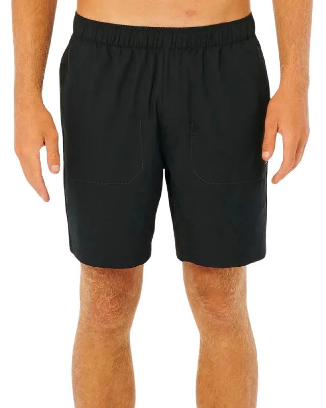 Rip Curl VaporCool Pivot Volley Board Shorts - Black