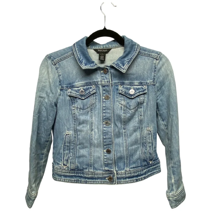 Jacket Denim By White House Black Market In Blue Denim, Size: 4