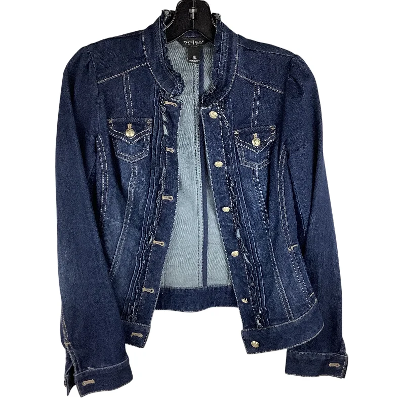 Jacket Denim By White House Black Market In Blue Denim, Size: 00