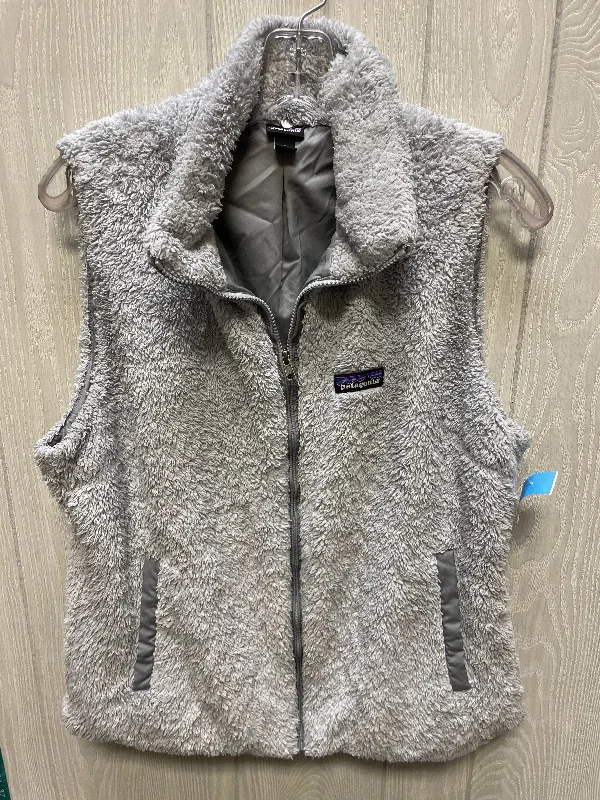 Vest Faux Fur & Sherpa By Patagonia In Grey, Size: Xl