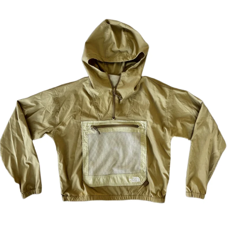 Jacket Windbreaker By The North Face In Tan, Size: S