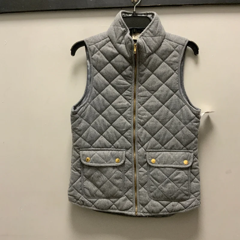 Vest Puffer & Quilted By Artisan Ny In Grey, Size: S