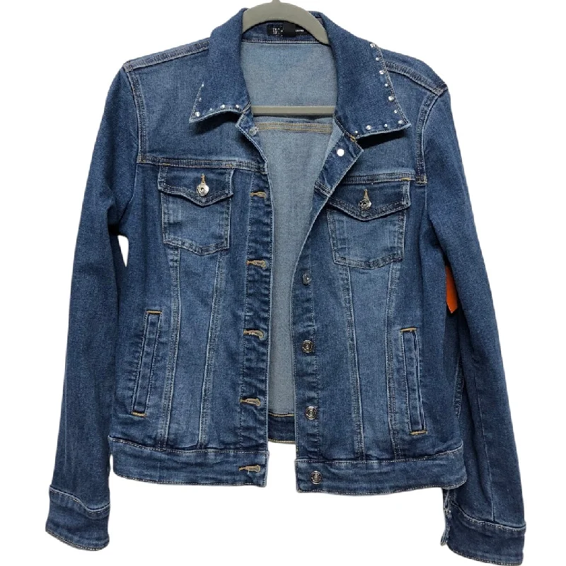 Jacket Denim By Inc In Blue Denim, Size:M