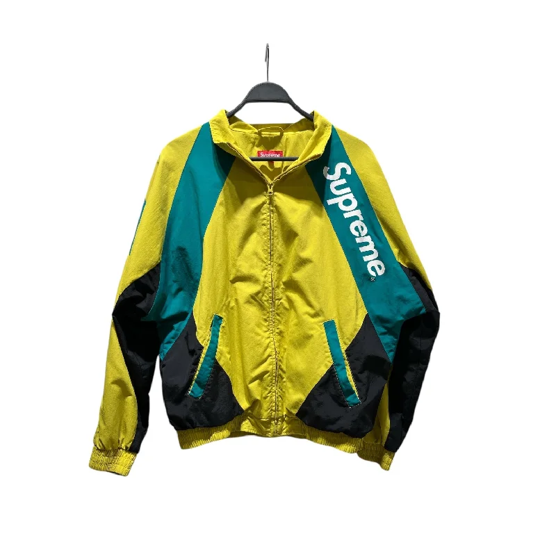 Supreme/Windbreaker/L/Nylon/YEL/supreme paneled track jacket