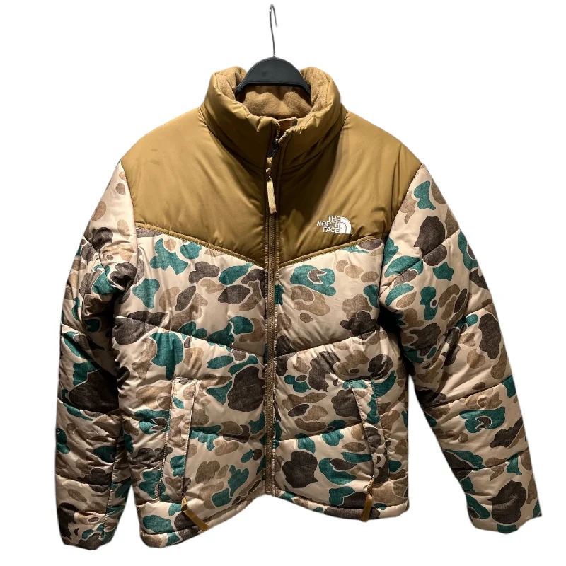 THE NORTH FACE/Puffer Jkt/M/Nylon/BEG/Camouflage/