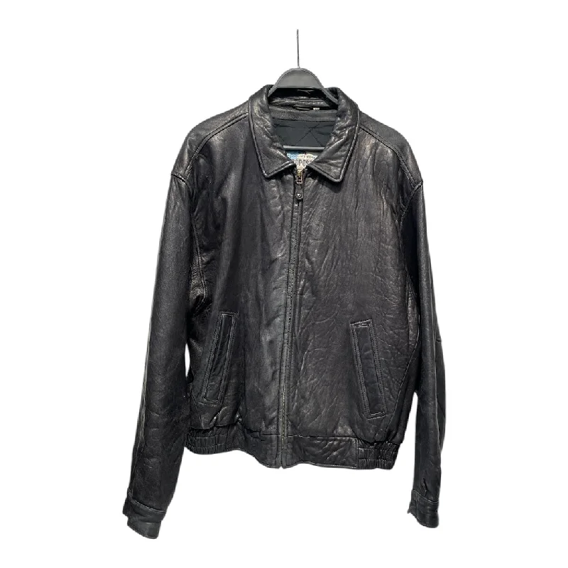 AEROPOSTALE/Vintage/Leather Jkt/48/Leather/BLK/