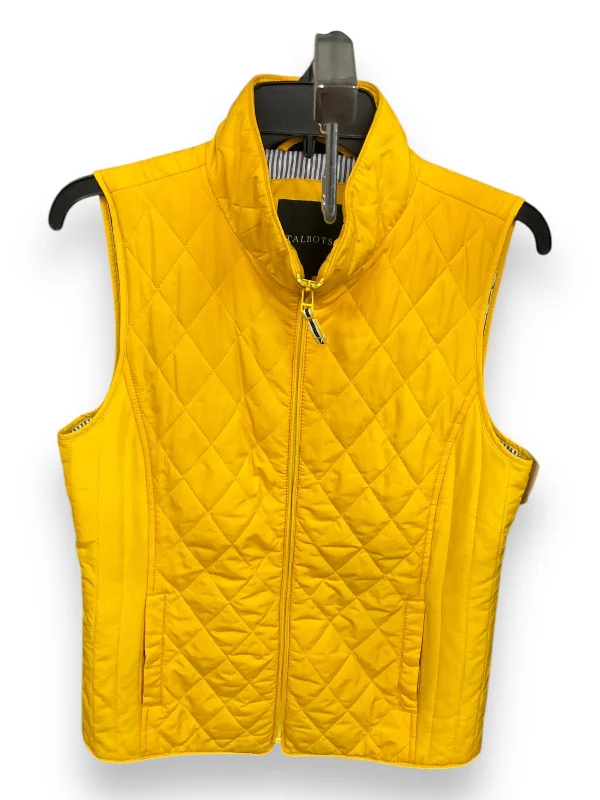 Vest Other By Talbots In Yellow, Size: S