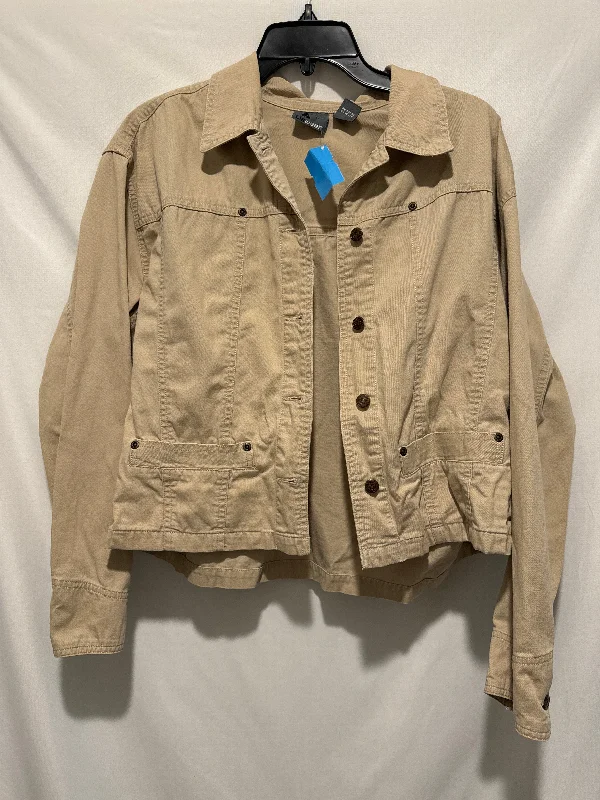 Jacket Other By Liz Wear In Tan, Size: M