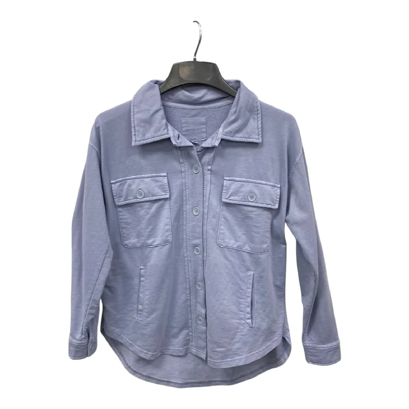 Jacket Shirt By Thread And Supply In Blue, Size:Xs