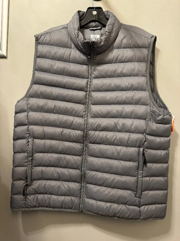 Vest Puffer & Quilted By 32 Degrees In Grey, Size: L