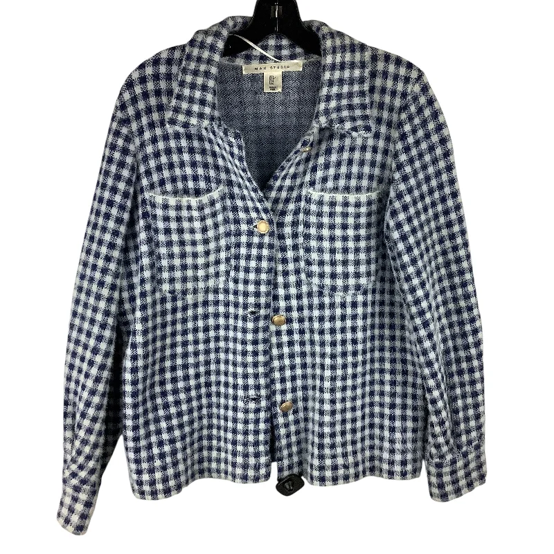 Jacket Other By Max Studio In Checkered Pattern, Size: S