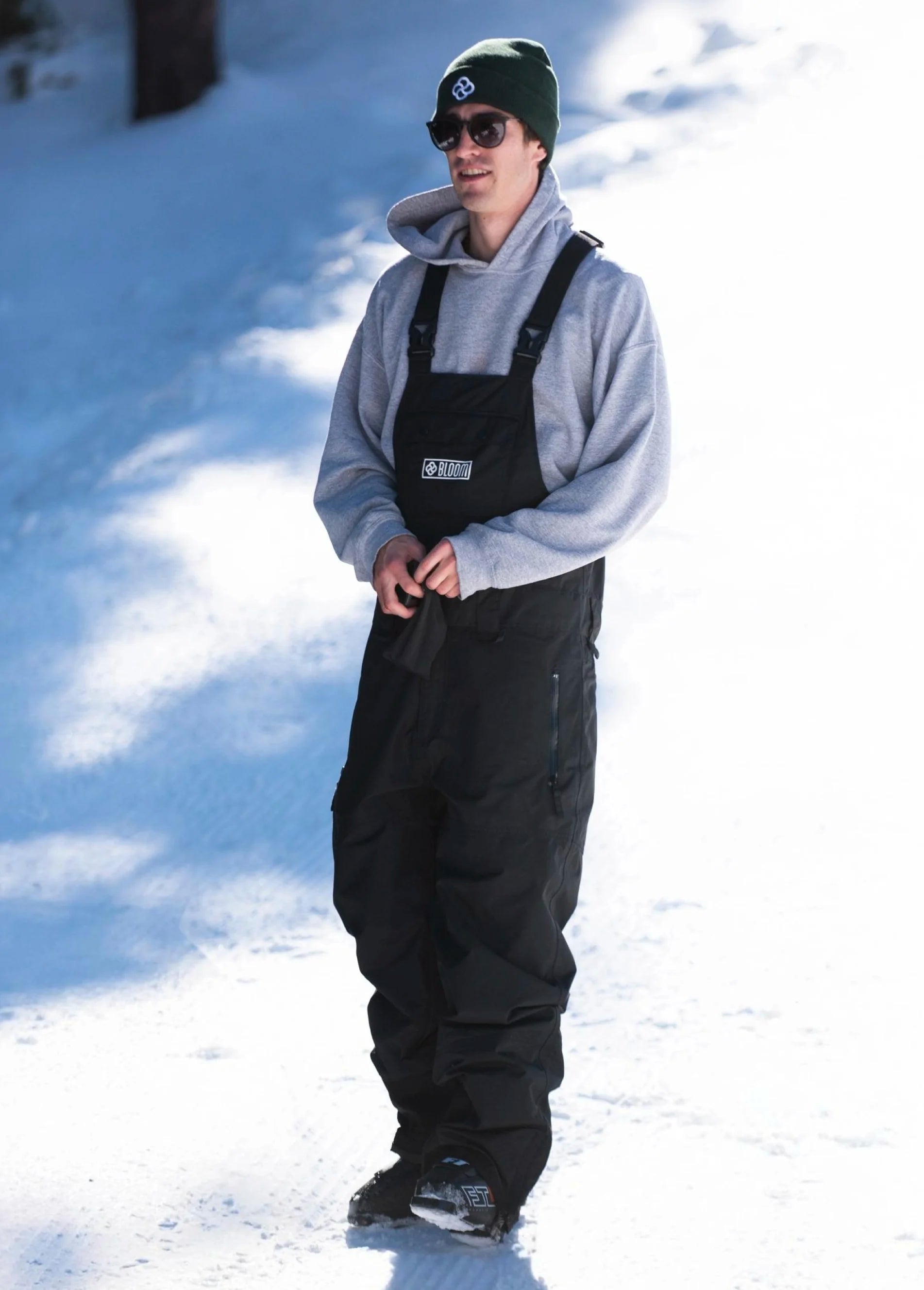 Black Baggy Snow Pants