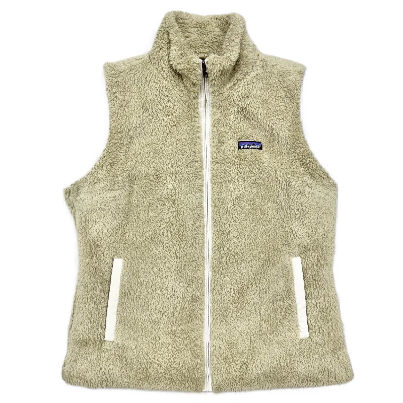 Vest Faux Fur & Sherpa By Patagonia In Beige, Size: Xl