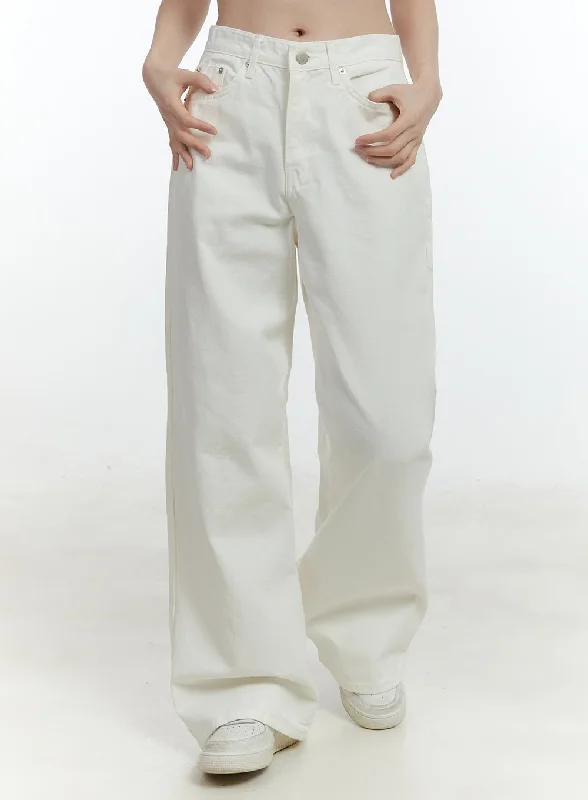 Cotton Wide-Leg Pants CF503