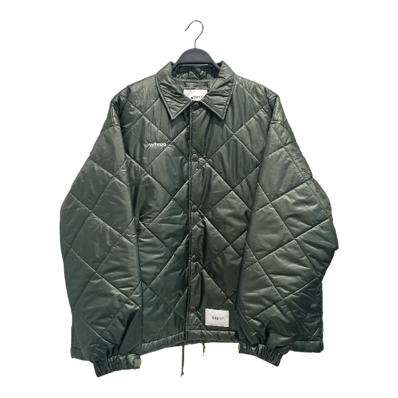 w)taps/Puffer Jkt/3/Polyester/GRN/EX45_Collection Quilted Jacket