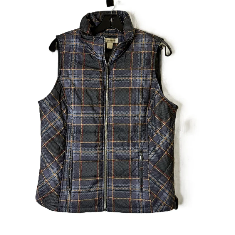 Vest Puffer & Quilted By Christopher And Banks In Multi-colored, Size: L