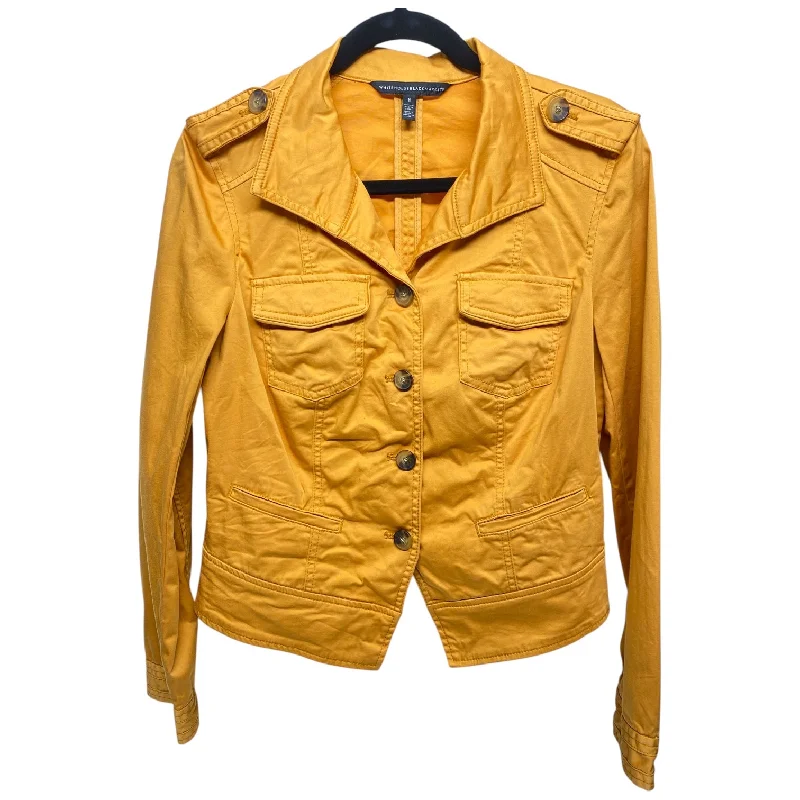 Jacket Denim By White House Black Market In Yellow, Size: M