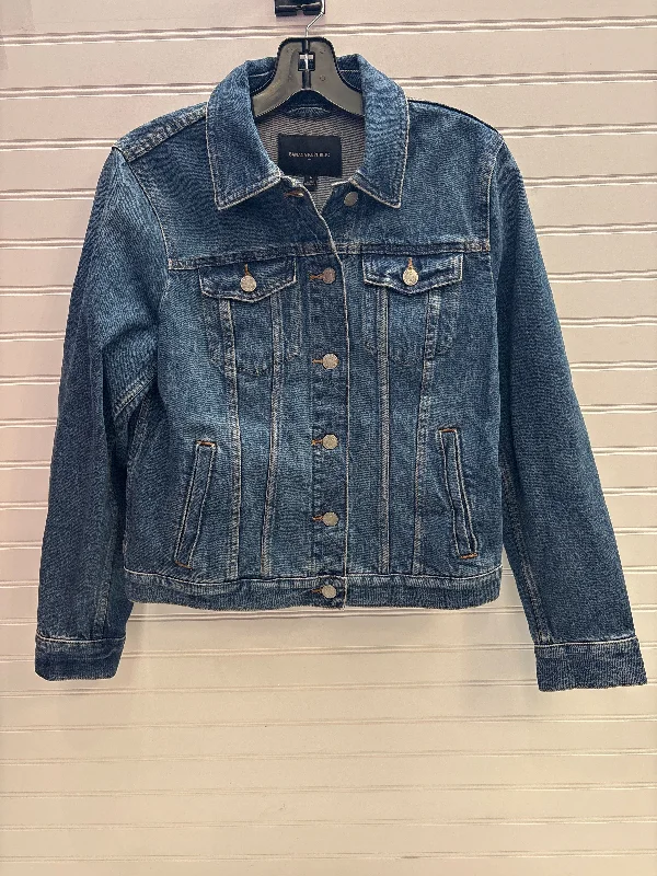 Jacket Denim By Banana Republic In Blue Denim, Size: M