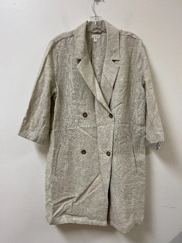 Jacket Other By Garnet Hill In Cream, Size: M