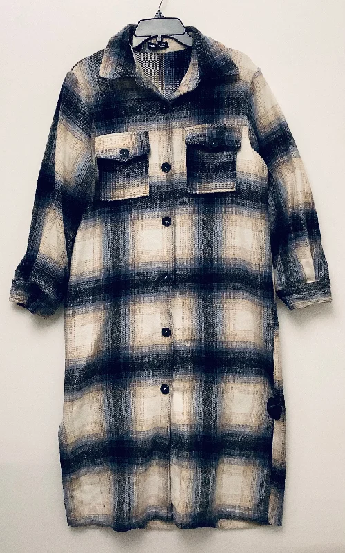 Jacket Other By Shein In Plaid Pattern, Size: S