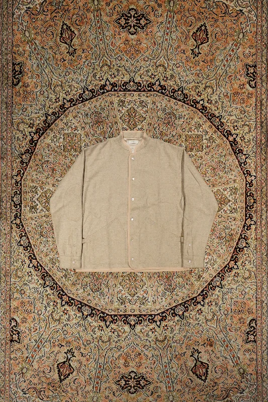 STEAF HIMBAS SHIRT JACKET (ECRU BEIGE)