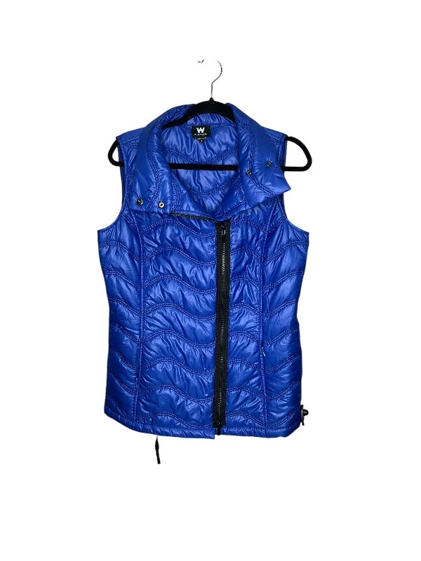 Vest Puffer & Quilted By Worth Ny In Blue, Size: 8