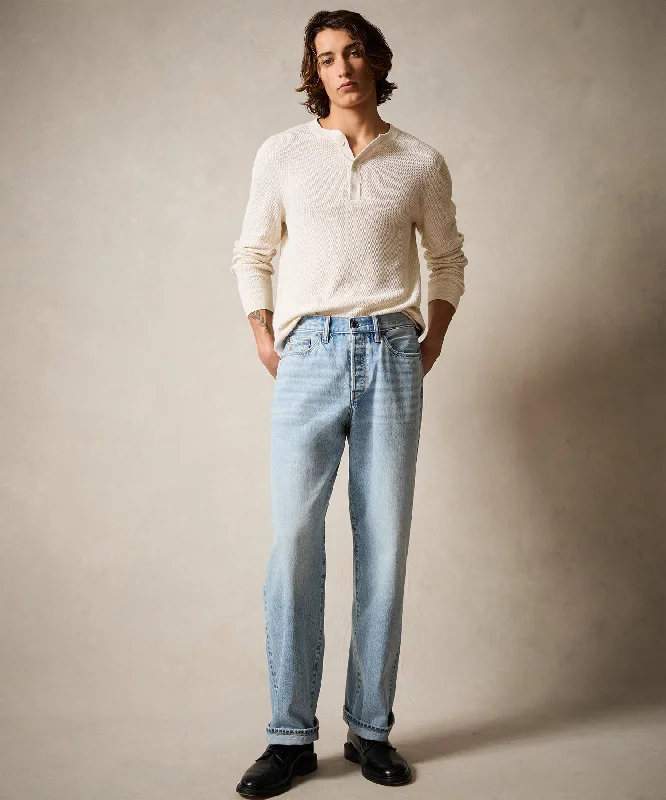 Relaxed Selvedge Jean in Light Indigo