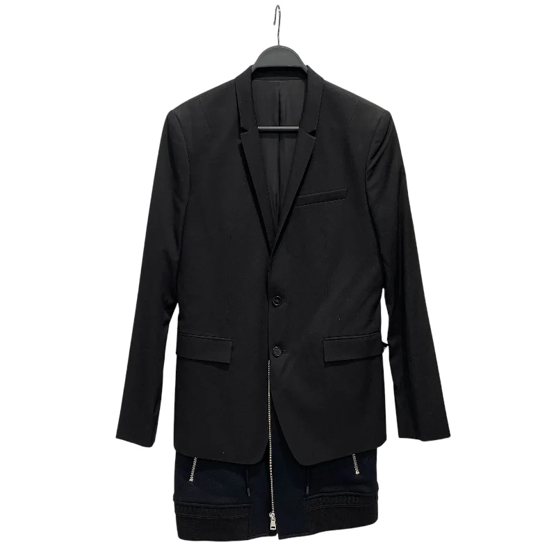 Juun.J/Jacket/36/Cotton/BLK/Zip Up Blazer